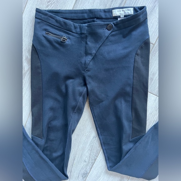 Rag & Bone rider leggings (w/ stretch) with overlap closure. Women’s size 26 - Picture 6 of 9